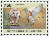 Owls Stamp Bird Tyto Alba Surnia Ulula Bubo Scandiacus S/S MNH #3894-3897