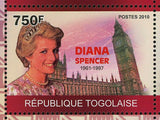 Diana Spencer Stamp Princess Diana Royal Family S/S MNH #3549-3552