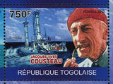 Jacques-Yves Cousteau Stamp Marine Fauna Orcinus Orca S/S MNH #3524-3527