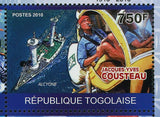 Jacques-Yves Cousteau Stamp Marine Fauna Orcinus Orca S/S MNH #3524-3527