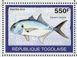 Fish Stamp Caranx Hippos Coryphaena Hippurus Marine Fauna S/S MNH #3414-3417