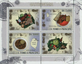 Gastronomic of Sao Tome & Principe Food Famous Dishes S/S MNH #3901-3902