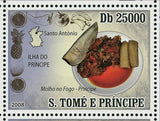 Gastronomic of Sao Tome & Principe Food Famous Dishes S/S MNH #3901-3902