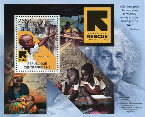 International Rescue Committee Stamp Albert Einstein S/S MNH #3561 / Bl.927