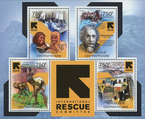 International Rescue Committee Stamp Refugees Schools Camps S/S MNH #3557-3560