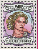 Grace Kelly Stamp American Actress Famous Woman S/S MNH #3067 / Bl.337
