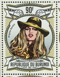 Brigitte Bardot Stamp French Actress Viva Maria Jeanne Moreau S/S MNH #3008-3011