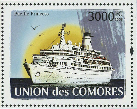 Cruise Ships Stamp Titanic AIDAaura Pacific Princess MV Aurora S/S MNH #1924