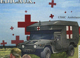 Transport of Medical Stamp Red Cross Ambulance Military USMC S/S MNH #1861