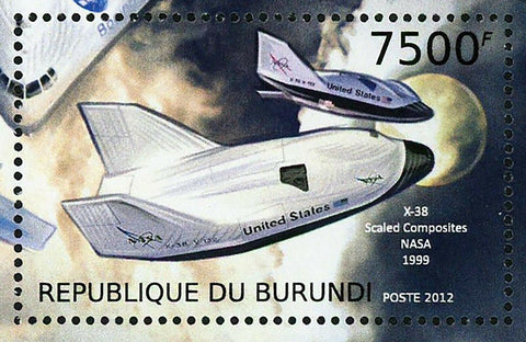 Aircraft Stamp x-35 Lockheed Martin X-38 X-51 Waverider Boeing S/S MNH #2972