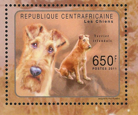 Dogs Stamp Dogue de Bordeaux Boerboel Irish Terrier S/S MNH #3078-3081