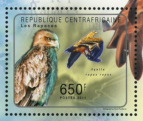 Raptors Stamp Birds Aquila Rapax Rapax Haliaeetus Vocifer S/S MNH #3011-3014