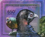 Peacocks Stamp Birds Afropavo Congensis Souvenir Sheet MNH #3007-3010