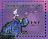 Peacocks Stamp Birds Afropavo Congensis Souvenir Sheet MNH #3007-3010