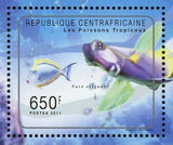 Tropical Fish Stamp Sphyraena Barracuda Naso Elegans S/S MNH #2998-3001