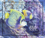 Tropical Fish Stamp Sphyraena Barracuda Naso Elegans S/S MNH #2998-3001