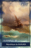 Paintings of Ivan Aivazovsky Stamp Sailing Ships Sea Souvenir Sheet MNH #2381