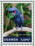 Parrots Stamp Psittacines Cacatua Galerita Ara Ambiguus S/S MNH #3265-3268