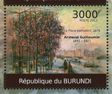 Paintings of Armand Guillaumin Stamp La Place Valhubert S/S MNH #2363-2366