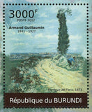 Paintings of Armand Guillaumin Stamp La Place Valhubert S/S MNH #2363-2366