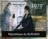 Paintings of Berthe Morisot Stamp Femme Faisant Sa Toilette S/S MNH #2367-2370