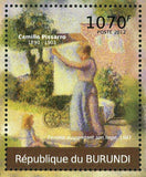Paintings of Camille Pissarro Stamp Couseuses De Filets Au Repos S/S MNH #2343