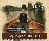 Gustave Caillebotte Stamp Les Raboteurs De Parquet S/S MNH #2371-2374