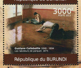 Gustave Caillebotte Stamp Les Raboteurs De Parquet S/S MNH #2371-2374