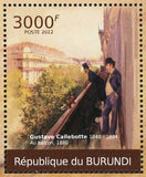 Gustave Caillebotte Stamp Les Raboteurs De Parquet S/S MNH #2371-2374