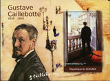 Gustave Caillebotte Stamp Jeune Homme A La Fenetre S/S MNH #2389 / Bl.210