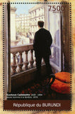 Gustave Caillebotte Stamp Jeune Homme A La Fenetre S/S MNH #2389 / Bl.210