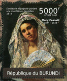 Paintings of Mary Cassatt Stamp Portrait d'une Sevillane S/S MNH #2331-2334