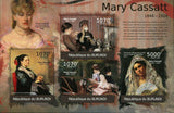 Paintings of Mary Cassatt Stamp Portrait d'une Sevillane S/S MNH #2331-2334