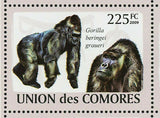 Gorillas Stamp Gorilla Beringei Graueri Diehli Souvenir Sheet MNH #2142-2147