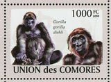 Gorillas Stamp Gorilla Beringei Graueri Diehli Souvenir Sheet MNH #2142-2147