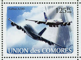 Concorde Stamp Airplane Airbus A380 G-BOAC F-BTSD S/S MNH #1925-1930