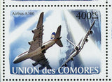 Concorde Stamp Airplane Airbus A380 G-BOAC F-BTSD S/S MNH #1925-1930