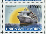 Cruise Ships Stamp Titanic  Golden Princess Mauretania Queen Mary S/S MNH #1916