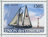 Sail Ships Stamp Lighthouses Lettie G 1893 Maple Leaf 1904 S/S MNH #1904-1909