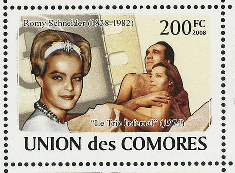 Romy Schneider Stamp Katia Le Trio Informal Ludwig S/S MNH #2065-2070