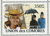 Romy Schneider Stamp Katia Le Trio Informal Ludwig S/S MNH #2065-2070