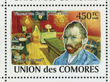 Vincent Van Gogh Stamp Les Oliviers Starry Night La vigne Rouge S/S MNH #2030