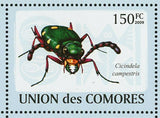 Beetles Stamp Trachelophorus Giraffa Scarites Guineensis S/S MNH #2093-2098