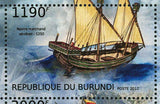 Medieval Ships Stamp Navire Normand Sandwich Ship S/S MNH #2858-2861