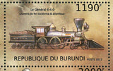 Invention Locomotive Stamp Richard Trevithick George Stephenson S/S MNH #2938