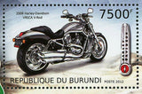 Harley Davidson Stamp Motorcycles 2008 VRSCA V-Rod 1340cc Engine S/S MNH #2932