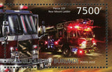 Fire Engines Stamp Firefighter Pierce 105 Rear Mount Ladder S/S MNH #2902/Bl.304