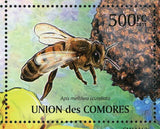 Bees Stamp Apis Mellifera Scutellata Flowers Nature S/S MNH #2995-2999