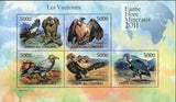 Vultures Stamp Bird Gyps Africanus Torgos Tracheliotus S/S MNH #3028-3032