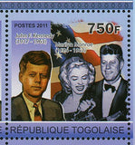 Presidency of J. F. Kennedy Stamp United States President S/S MNH #3954-3957